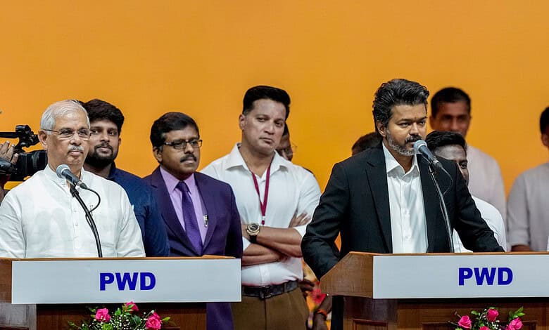 Vijay sworn in as Tamil Nadu Chief Minister, marking a new era beyond DMK-AIADMK rule.