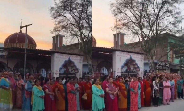 We are scared of them Women residents protest Muslim shop outside temple