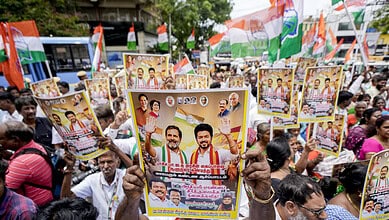 Congress protests over Vijay not being invited to form government