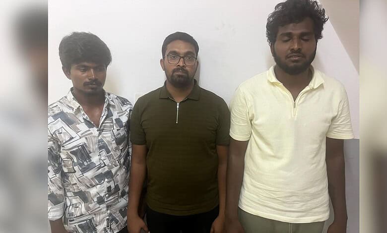Three men detained for impersonating officials to obtain IPL tickets in Hyderabad.