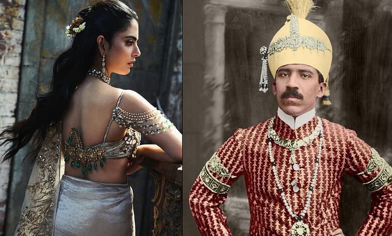 Isha Ambani wears Hyderabad Nizam’s sarpech on her blouse
