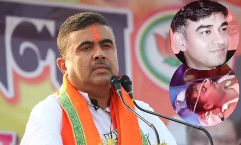 West Bengal BJP leader Suvendu Adhikari and his aide Chandranath Rath