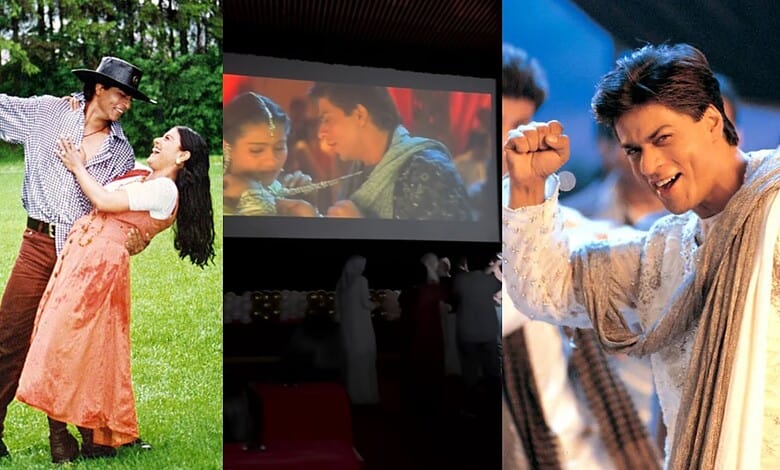 Dancing couple outdoors with traditional attire at a cultural event, vibrant and joyful atmosphere.