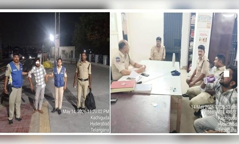 Drunk man calls cops while lying on railway track in Hyderabad, rescued