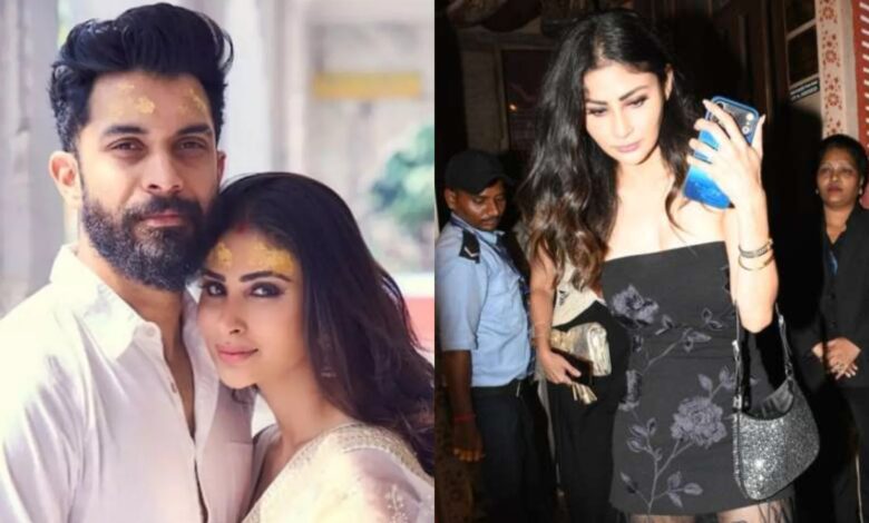 Suraj Nambiar and Mouni Roy